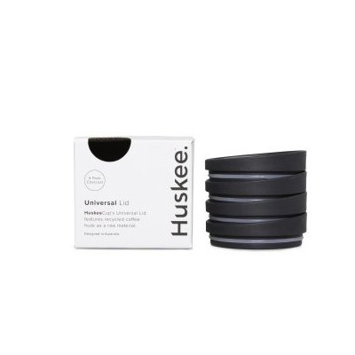 HUSKEE CUP CHARCOAL UNIVERSEAL KAPAK (4 Adet)